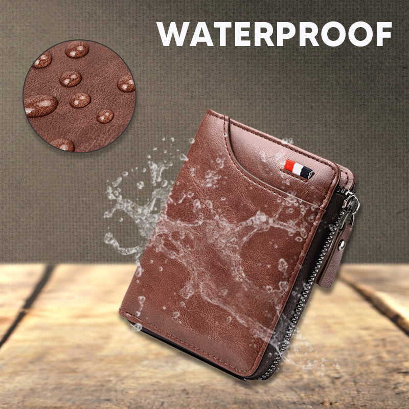 2022 New Fossy Multi-functional RFID Blocking Waterproof Durable PU Leather Wallet