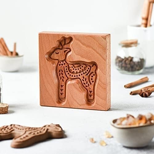 (🎁Early Christmas Sale- 49% OFF🎁)Wood Patterned Cookie Cutter - Embossing Mold For Cookies