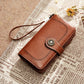 High Quality Women Wallet RFID, GENUINE LEATHER RFID BLOCKING CARDS HOLDER LARGE CAPACITY PURSES PHONE CLUTCH WITH ZIPPER POCKET WRISTLET