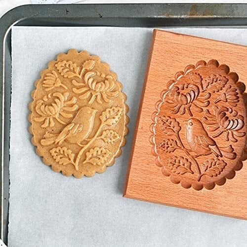 (🎁Early Christmas Sale- 49% OFF🎁)Wood Patterned Cookie Cutter - Embossing Mold For Cookies