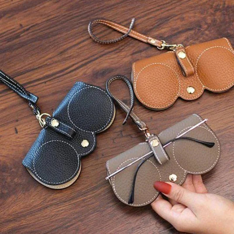 🏆Hot Sale🔥Soft Leather Sunglasses Bag 🔥